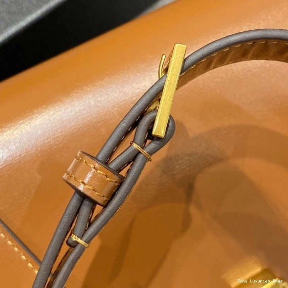 Tony Luxuries YSL LOULOU SMOOTH SATCHEL CARRE IN LEATHER 0809